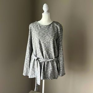 J Crew Mercantile Heather Gray Tunic. size L
